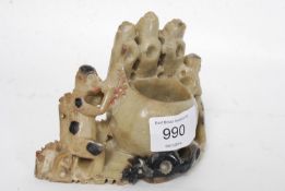 A 20th century Chinese oriental soapstone figure