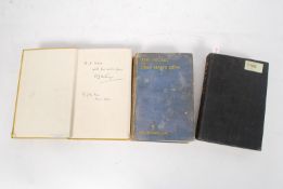 A collection of three signed first edition books, 2 by RJ McGregor ' The Secret of Dead Man's