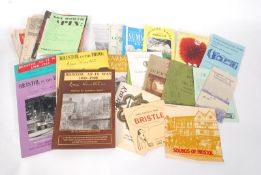 Collection of Bristol ephemera to include brochures, Reece Winstone, Magazines, records etc