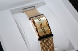 A ladies Seiko gold plated Rivoli wristw