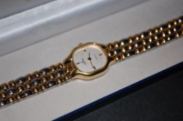A ladies Festina 2 tone bracelet wristwa