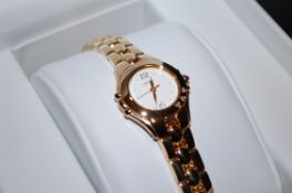 A ladies Seiko gold plated wristwatch be