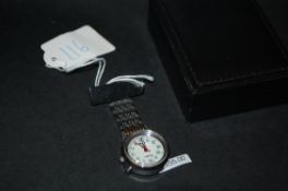 A ladies Nurses fob watch being stainles