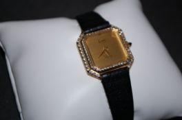 A ladies Limit gold plated wristwatch ha