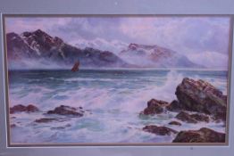 A good framed and glazed print of a rugg