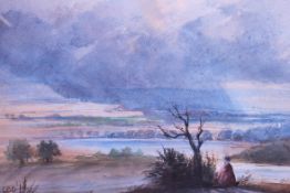 CBB. A framed and glazed early 20th cent