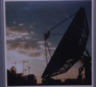 A framed and glazed picture of satellite