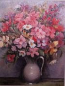 A oil on canvas painting sign by FEP 76,