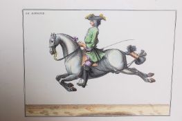 'LE DIFICILE' A framed and glazed French