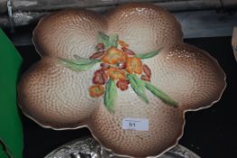 A Floral Carlton Ware 5 section dish