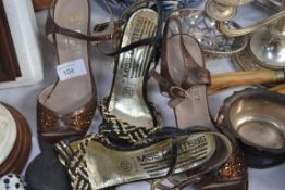 Two pairs of ladies vintage heels