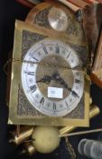 An antique hanging clock
