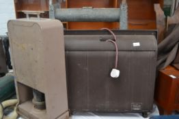 A group lot of vintage heaters