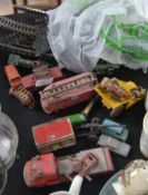 A good selection of vintage toys to include Triang , Dinky , Matchbox