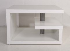 Designa Contemporary Lamp or Coffee Table, White Ash W60cm #1 - RRP £120 New but slight second