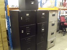 4 x filing cabinets and files