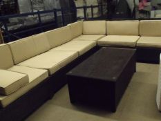 Brand new 7 piece large corner sofa set.