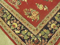 Large wool rug in good condition size 9ft 4in x 6ft 2in