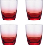 32 x brand new and boxed 10oz faded red tumblers