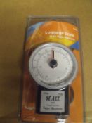 24 x brand new and boxed luggage scales with measuring tape