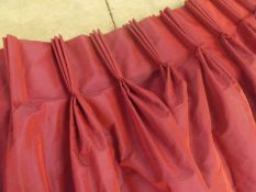 2 x Pairs of good contract quality curtains