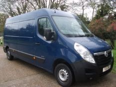 VAUXHALL MOVANO F3500 L3H2  CDTI 100 LWB HIGH TOP - No VAT on Hammer Amount