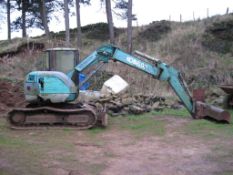 Kobelco 7.5 tonne excavator