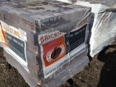 Pallet of Beautiful blue/ brown bricks. Qty 650