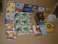 Dutch DVD's & CD's. 1 Box, over 250 pcs.