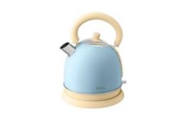 Swan Vintage Retro Dome 1.8L Kettle Blue.