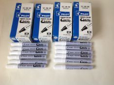 4 Pilot Super Colour Medium Marker - White (packs of 12)