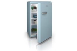 NEW Swan SR11030BLN Retro Vintage Larder Fridge in Blue