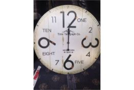 Brand New Large Vintage Shabby Chic Rustic French Stylish Wall Clock