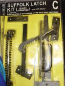 2 NEW SUFFOLK LATCH KITS RRP CIRCA Â£24.99 EACH POST AT Â£6.00