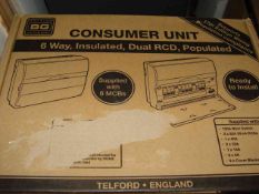 6 WAY CONSUMER UNIT LOOKS NEW POST AT Â£8