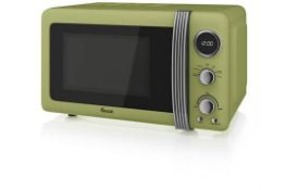 Brand New and Boxed with full manufacturers warranty

The Swan Vintage 20L Digital Microwave