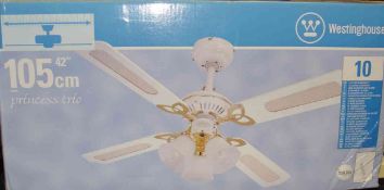 CEILING FAN BRAND NEW 105CM RRP CIRCA Â£69. WILL POST AT Â£10