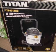 Titan hoover untested returned item , damaged box, parts missing. RRP. Approx. Â£98.  Can post at