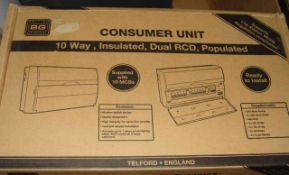 10 WAY CONSUMER UNIT LOOKS NEW POST AT Â£12