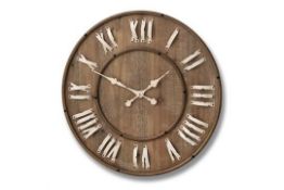 Brand New We are pleased to bring you this absolutely fantastic SOLID WOOD wall clock.
