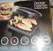 GEORGE FOREMAN GRILL, NEW BUT TATTY BOX. POST AT Â£8.00