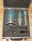 ERAUBER DIAMOND CUTTER SET IN ALLOY CASE, USED BUT GOOD CONDITION. POST Â£12.00