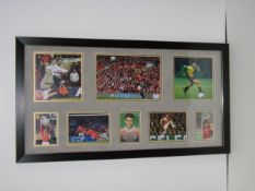 Signed collage of Ryan Giggs. Supplied in a frame and with certificate of authenticity. Size in