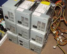 X 9 PC POWER UNITS ALL FULLY CHECKED AND WORKING, CAME OUT OF WORKING PC UNITS THAT HAD FAULTY