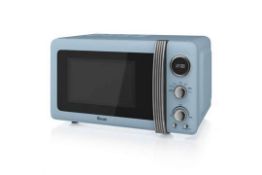 Brand New and Boxed with full manufacturers warranty

The Swan Vintage 20L Digital Microwave