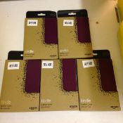 5 x Kindle Case - Leather - Purple - Brand New and Boxed