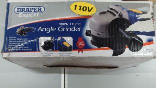 Brand new Draper angle grinder 110V boxed in original packaging rrp Â£99