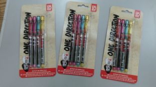 28pcs x Brand new 1 Direction Pencil set - rrp £2.99
