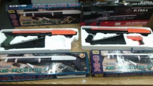 6 x large size bb air rifles - returns - rrp £200+