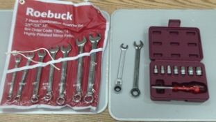 Brand new Roebuck wrench & spanner set - high quality tools